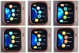 GPSHorlogeKids© - GPS horloge kind - smartwatch kinderen - WhatsApp - 4G videobellen - spatwaterdicht - SOS alarm - SMS - incl SIM - Turn Grijs — thumbnail 2