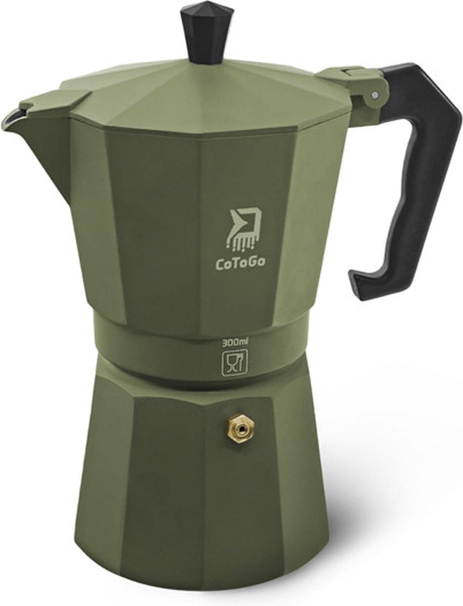 Delphin - Cotogo - Koffie Machine - Percolator - Groen koffiemakker — afbeelding 1
