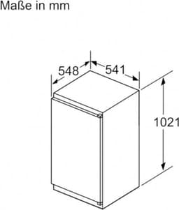 Bosch KIL32NSE0 - Serie 2 - Inbouwkoelkast - Inbouw koelkast met vriesvak - 102.1 cm x 54.1 cm - Multi Box XXL: een extra ruime lade voor groente en fruit - Led verlichting — thumbnail 10