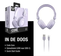 Fresh ‘n Rebel Code Core – Draadloze on-ear koptelefoon – Bluetooth - 30 uur Speeltijd - Dreamy Lilac — thumbnail 5