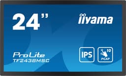 Iiyama TF2438MSC-B1 60,5 cm 10-punts optisch gebonden PCAP open frame led-aanraakmonitor met IPS-paneel, rand-tot-rand glas, anti-vingerafdrukcoating en metalen behuizing, 600 cd/m², full HD, zwart — thumbnail 4
