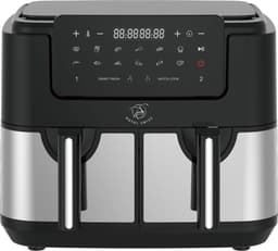 Royal Swiss® Dubbele Airfryer Heteluchtfriteuse 9L – 2600W – 8 Programma’s – Touchscreen – Gezond Koken met 80% Minder Vet — thumbnail 1