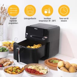 Tristar FR-9025 - Airfryer XXL - 6L - 10 Bakprogramma's - PFAS-vrij — thumbnail 4