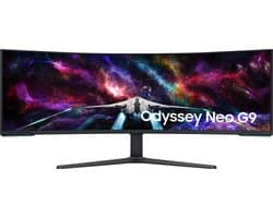 Samsung Odyssey Neo G9 LS57CG952NUXEN - Dual 4K VA Curved 240Hz Gaming Monitor - 57 Inch — afbeelding 1
