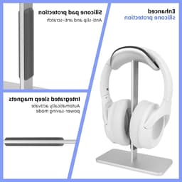 Hoofdtelefoonstandaard met slaapmodus voor AirPods Max, moderne headsethouder met antislipbasis, ideaal voor gamers en als cadeau voor audiofreaks en gamingkamers — thumbnail 3