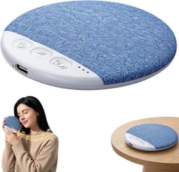 Slaapsprekers - Kussen Luidspreker voor Slapen - Ultradun (0,47 inch) - Geplande afsluiting - Onderkussen Bluetooth Speaker - Botgeleiding Technologie - Witte Ruis - batterijduur - Draadloos - voor Volwassenen & Kinderen - blauw — thumbnail 1