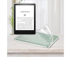 Transparante Kindle Hoes - E-reader Cover - Bescherming E-reader - Flitspoeder Design - 6 inch - Clear Glitter