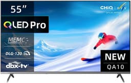CHiQ 55QA10 – 55 inch 4K QLED Smart TV – Google TV – HDR10 – Dolby Audio – WiFi & Bluetooth – 140 cm — thumbnail 1