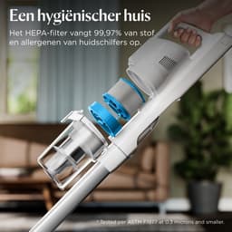 BISSELL PowerClean Draadloze Steelstofzuiger & Kruimeldief - 3-in-1 Steel- en Handstofzuiger - HEPA Filter - Anti-klit Borstel - 40 Min Gebruikstijd - 4264N — thumbnail 3