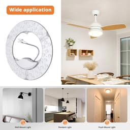 Dailygoods - LED Lichtmodule voor Plafondventilator met Verstelbare Helderheid — thumbnail 5