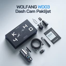 Dashcam Auto Voor en Achter 4K met Wifi App, Nachtzicht, G-Sensor en 32GB SD Kaart — thumbnail 5
