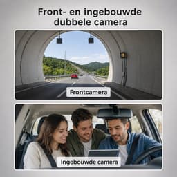 Dashcam Auto 1080P Dual Camera – Voor & Binnen – IR Nachtzicht – Loop Recording – Groothoek – 8,03 cm IPS Scherm – Auto DVR Camera — thumbnail 4
