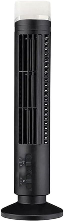 LED Torenventilator - Mini Airco - Ruimte Koelen - Bladloos Ontwerp - 38 cm Hoog - Wit — thumbnail 1