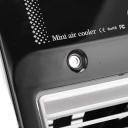 Draagbare Luchtkoeler met Laag Geluidsniveau, Oplaadbare USB-desktopairconditioner met Mistbevochtiging, 55 DB, Stille Werking, 3000 MAh Batterij, voor Thuiskantoor, Slapen, — thumbnail 4