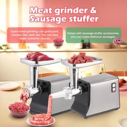 Efficiënte elektrische keukenmachine - Rasp, snijder en hakselaar voor snelle maaltijdbereiding en verse salades - Ideaal voor thuiskoks — thumbnail 2