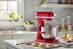 Mengkom RVS - Keukenmachine Kom - Zwaar Beslag Maken - Ergonomisch J-Handvat - 6.6 Liter - Zilverkleurig — thumbnail 5