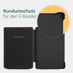 PocketBook Verse Pro Passion Red e-reader – Inclusief Zwart Hoesje (shell cover) – Voordeelbundel — thumbnail 7