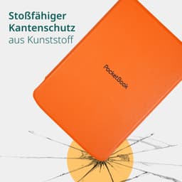 PocketBook Verse Pro Passion Red e-reader – Inclusief Oranje Hoesje (shell cover) – Voordeelbundel — thumbnail 4