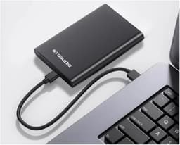 Mobiele Harde Schijf - Externe Opslag - Bestanden Opslaan - Supersnelle USB 3.0 - 500GB - Zwart — thumbnail 5