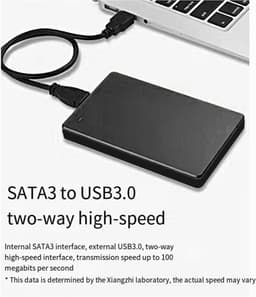 Externe Harde Schijf - Draagbare Opslag - Bestanden Opslaan - Snelle USB 3.0 - 1TB Capaciteit - Zilver — thumbnail 5