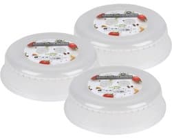 Magnetronbel Kunststof - Magnetron Deksel - Voorkomt Spletten - Aerodynamisch Design - 26.5 cm Diameter - Wit