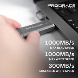 Externe SSD - Draagbare Opslag - Snelle Data Overdracht - IP65 Waterbestendig - 1TB - Grijs — thumbnail 4