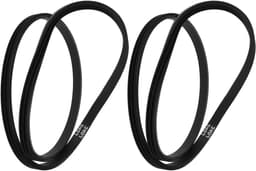 Aandrijfriem Rubber - V-riem Grasmaaier - Krachtoverbrenging Machines - 3 Ribben Profiel - 610 mm Omtrek - Zwart — thumbnail 1