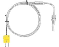 Thermocouple Type EGT K voor Uitlaatgastemperatuur, Hittebestendige Temperatuursonde met Zichtbare Punt en Aansluiting, Mini K Temperatuursonde voor Nauwkeurige Metingen
