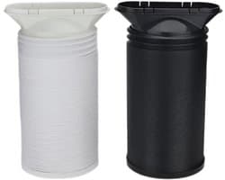 Flexibele afvoerslang voor mobiele airconditioning en drogers - 15 cm wit karton, ideaal voor ventilatie en luchtcirculatie