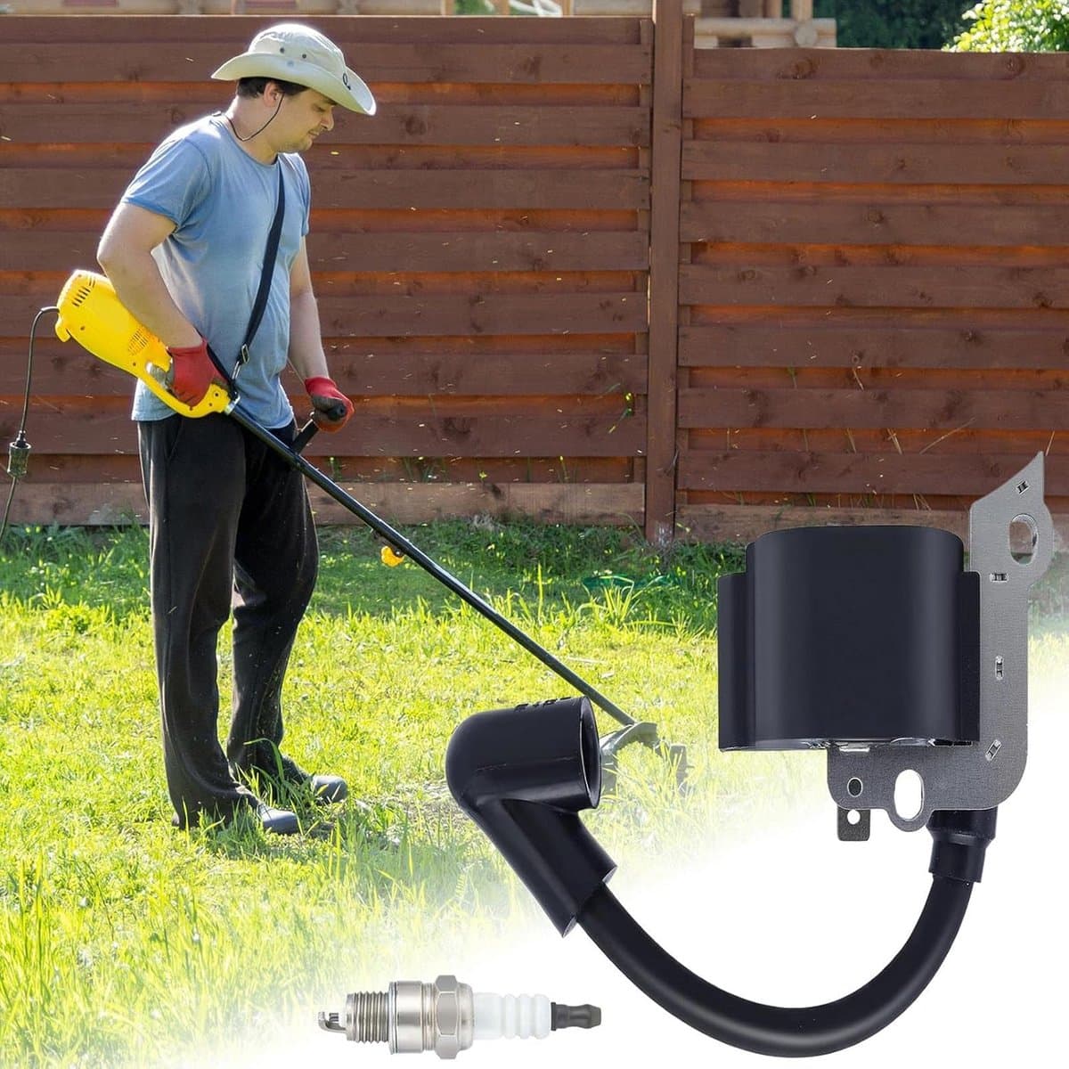 Ontstekingsspoel – Voor grasmaaier, tuinapparatuur onderdeel — afbeelding 1