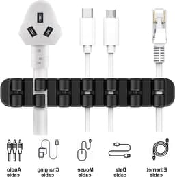 Kabelhouder Clips 3-Pack - Zelfklevende Siliconen Kabelclips voor USB Opladen en Kabelbeheer - Duurzame Oplossing voor Kabelorganisatie — thumbnail 4