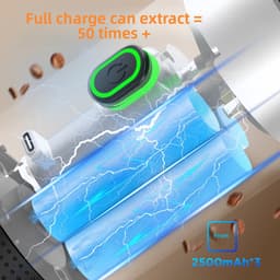 1stuk - Draagbaar koffiezetapparaat - 3-in-1 elektrisch koffiezetapparaat - Mini koffiemachine - geschikt voor koffiecapsules en gemalen koffie - ondersteunt koud zetten en verwarmen - koffieliefhebbers - zwart — thumbnail 3