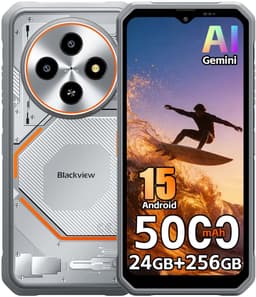Blackview FORT 2 Robuuste smartphone - Gemini AI - 24 GB RAM - 256 GB ROM - 6,56 inch - Android 15 - IP68/IP69K Outdoor telefoon - GPS NFC - Wit — thumbnail 1