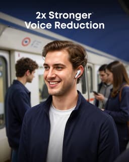 soundcore Liberty 5 by Anker, draadloze oordoppen met noise-cancelling, 2x sterkere stemonderdrukking, realtime adaptieve noise canceling, snelladen, Dolby Audio, heldere gesprekken met 6 microfoons en AI, lange batterijduur — thumbnail 9