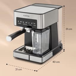 FlexVer® Volautomatische Koffiemachine - Koffieapparaat automatisch - Fully Automatic Coffee Machine - 1.8 Liter Tank - Zilver — thumbnail 3