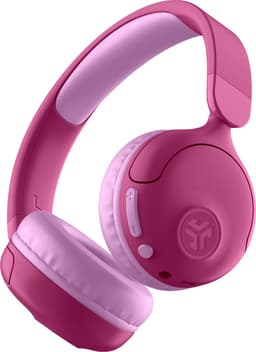 JLab JBuddies Draadloze Kinderkoptelefoon - Hoofdtelefoon Kinderen Draadloos & Bedraad (2-in-1) - 85 dB Veilig Volumebegrenzer - 50+ uur - Met Microfoon - Bluetooth - Vanaf 2 jaar – Koptelefoon Kinderen - Roze — thumbnail 1
