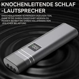 Deze draagbare luidspreker met botgeleiding is voorzien van Bluetooth 5.3, audio-weergave onder het kussen, een led-display, een timer en een draadloos ontwerp, waardoor hij ideaal is voor op reis en tijdens het slapen. — thumbnail 4