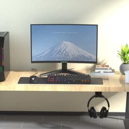 Universele hoofdtelefoonhouder voor aan de muur, sterke kleefband, ideaal voor gaming en bureaugebruik — thumbnail 4