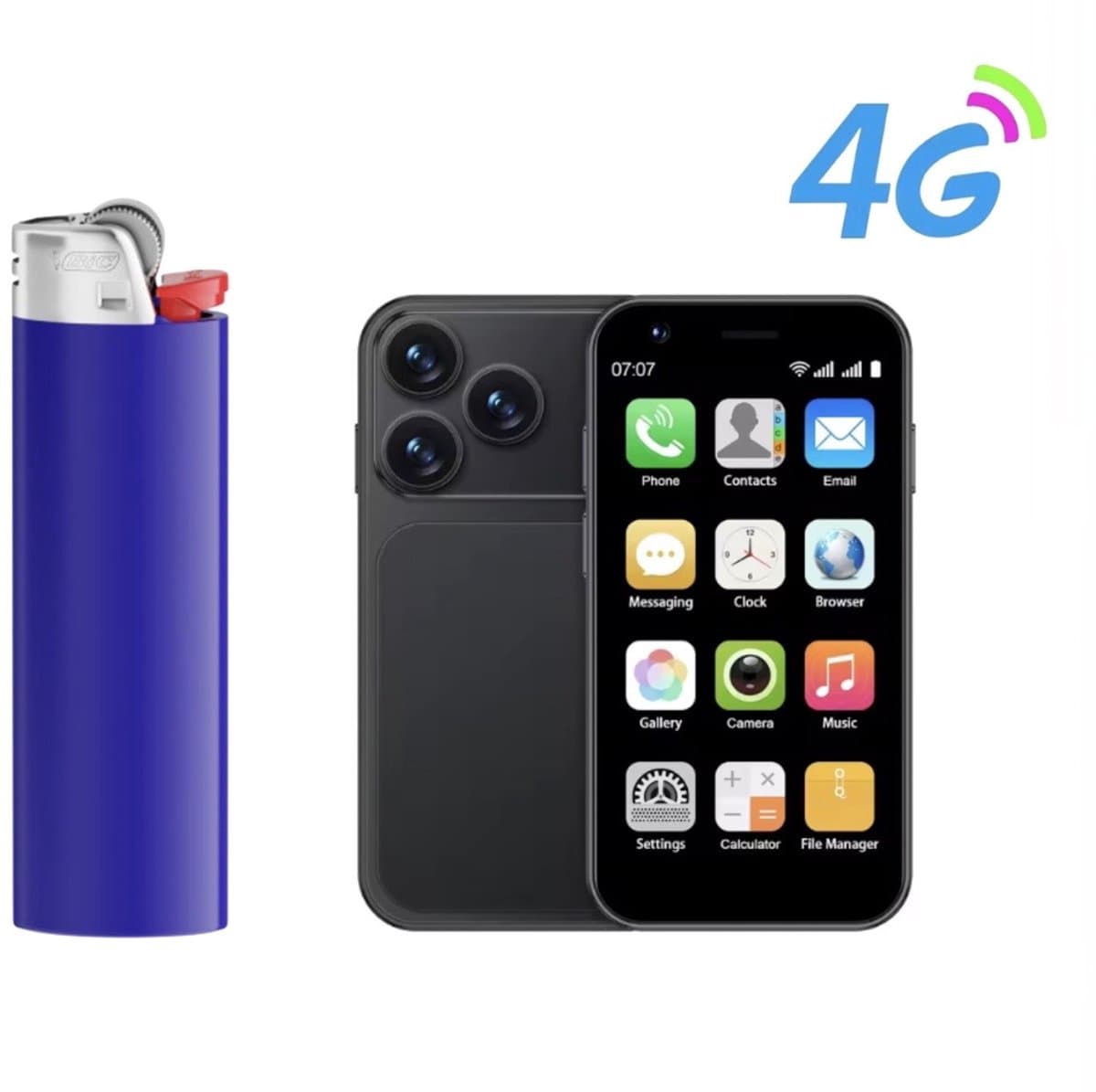 Medj-Mini smartphone -model 2026 - Android 3.0 - App - 16 GB - Telefoon - Klein — afbeelding 1