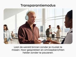 soundcore Space 2 by Anker, Active Noise Cancelling Koptelefoon, Comfortabele Pasvorm, 50H Speeltijd, LDAC Hi-Res Draadloze Audio, Dual Connection, Helderre Gesprekken, Bluetooth 6.1, Nap Mode, Draagdetectie — thumbnail 18
