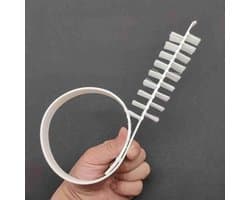 Reinigingsborstel voor Wasmachine met Flexibele Lange Handgreep en Nylon Haren voor Lint, Stof en Restanten