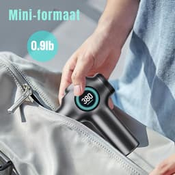 SNJY® Massage Gun - Massage Apparaat - Massage Pistool Professioneel - 99 Snelheden - 9 Massagekoppen - Grijs — thumbnail 3