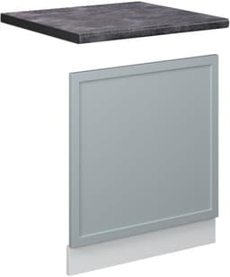 Frontpaneel voor Vaatwasser 60 cm Licht Blauw-Grijs - Zonder Werkblad — thumbnail 1