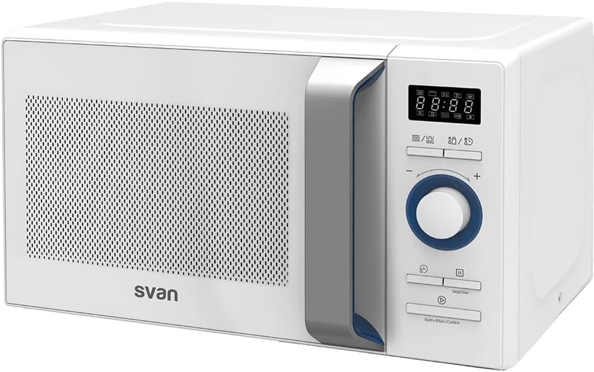 Magnetron Met Grill - Compacte Oven - Snel Opwarmen - 8 Programma's - 46 x 37 cm - Wit — afbeelding 1