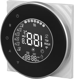 Slimme Thermostaat - Vloerverwarming Bediening - Comfort Verhoging - LCD Touchscreen Bediening - 95-240VAC - Zwart — thumbnail 1