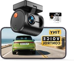 Compacte Dashcam Auto - Mini Camera - Veilig Rijden - 2K QHD Resolutie - 32GB Inbegrepen - Zwart — thumbnail 1