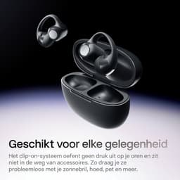 SHOKZ OpenDots Clip Open-ear Draadloze oordopjes Zwart — thumbnail 4