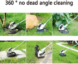 Elektrische Grasmaaier - Grastrimmer Wiedehopf - Gazon Onderhouden - 360 Graden Maaifunctie - 32 cm Maaibreedte - One Color — thumbnail 2
