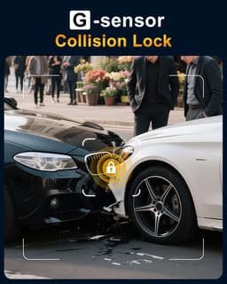 Auto Camera - Rijrecorder - Veilig Rijden - 4K Ultra HD - 64GB Inclusief - Zwart — thumbnail 2