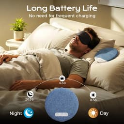 longziming - Slaapkussenluidspreker - Draagbare Kussen Speaker Mini - Onder Het Kussen Bone Sound Speaker Met Timer Voor Slaap Ondersteuning - Groen — thumbnail 5